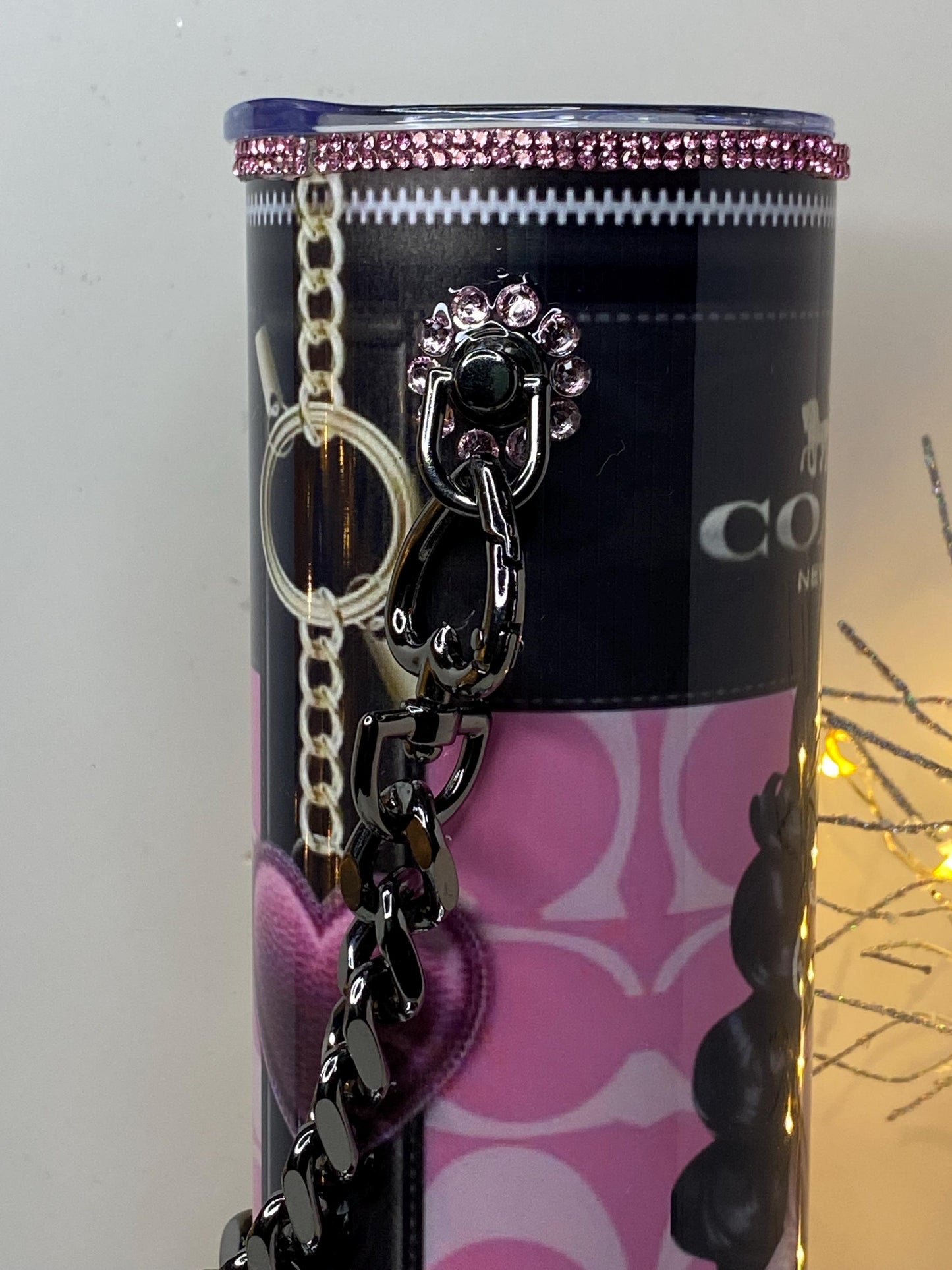 Betty Boop Coach-Inspired Tumbler Diva Cup Rhinestone Betty Boop Drink Tumbler Collector