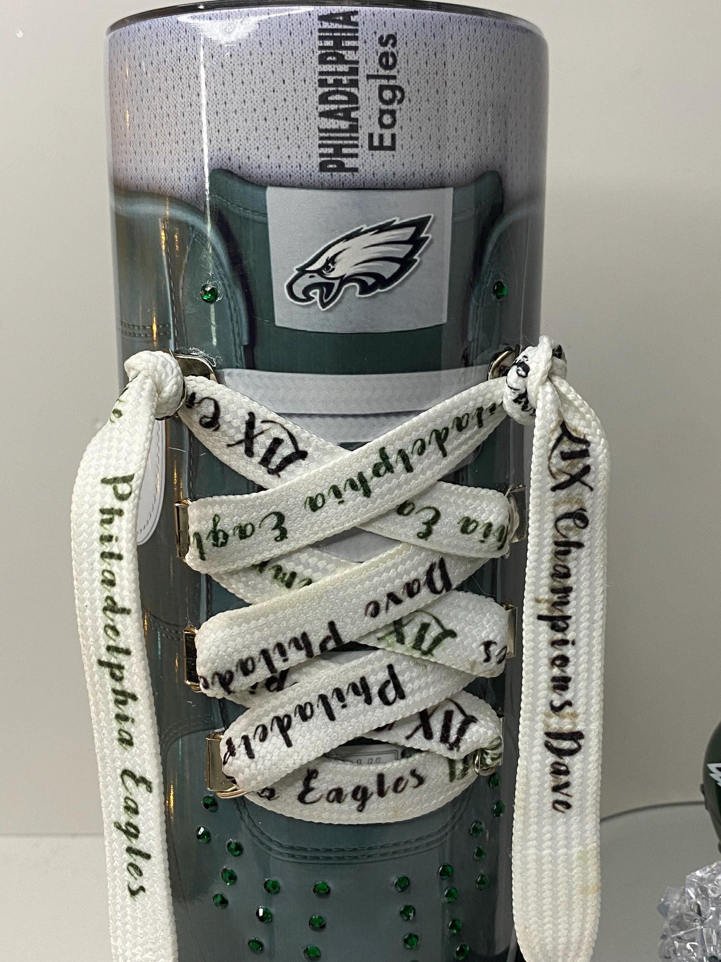 Eagles Football Bluetooth Speaker Tumbler with Magnetic 3D Helmet Topper