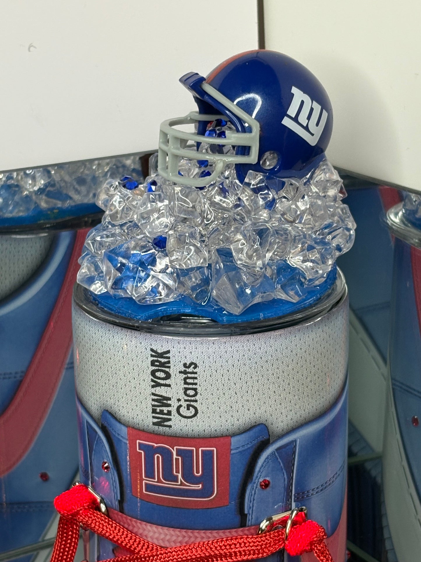 Giants Bluetooth Speaker Tumbler β Magnetic Topper, & LED Lights
