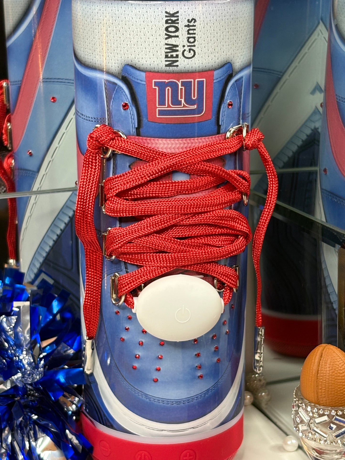 Giants Bluetooth Speaker Tumbler – Magnetic Topper, & LED Lights