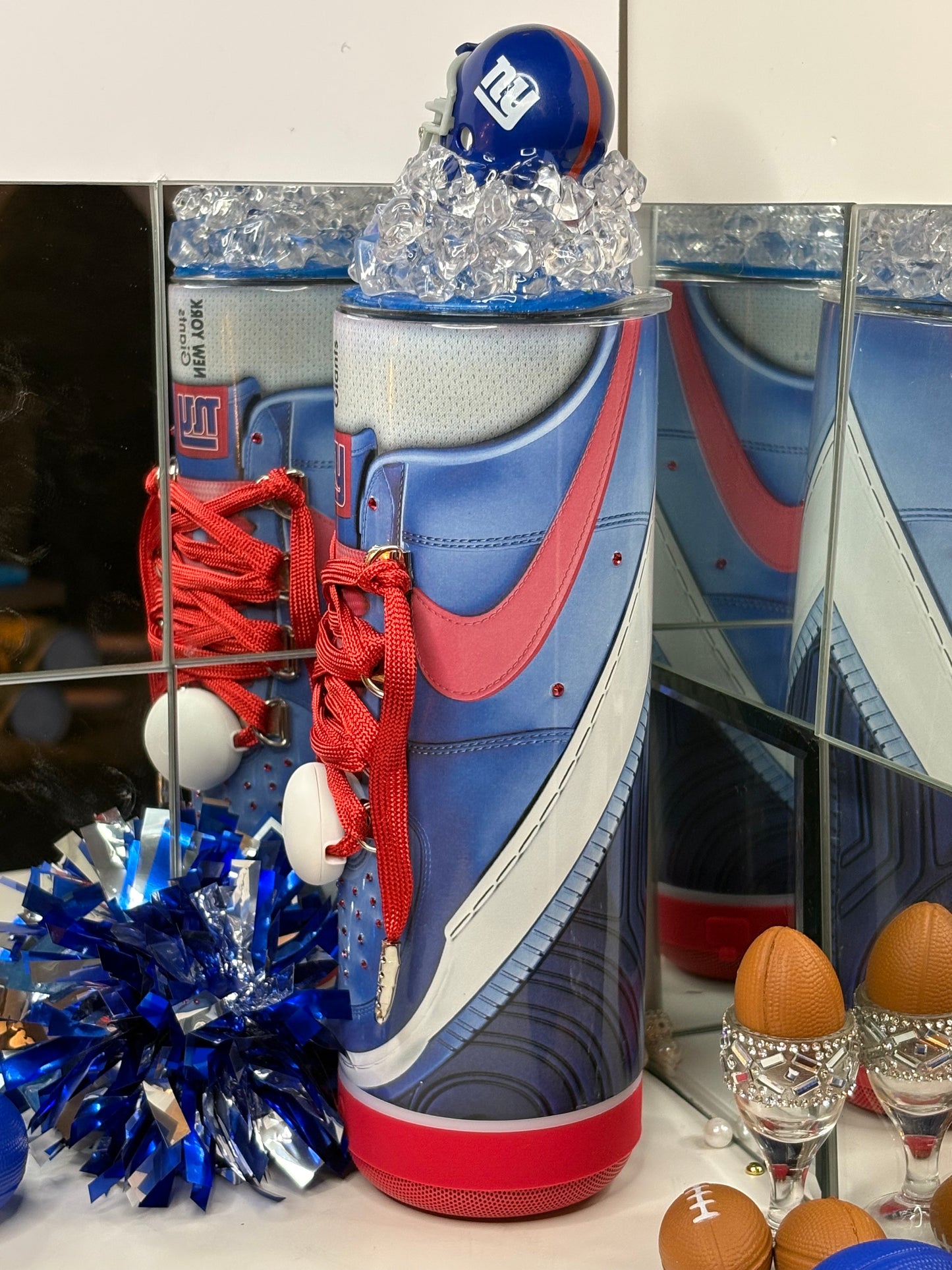 Giants Bluetooth Speaker Tumbler – Magnetic Topper, & LED Lights