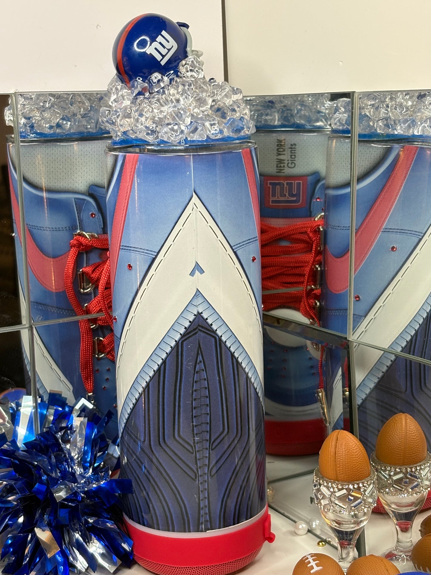 Giants Bluetooth Speaker Tumbler – Magnetic Topper, & LED Lights